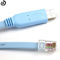 Màu xanh USB đến cáp RJ45 Accesory cần thiết cho Netgear, bộ định tuyến Linksys và thiết bị chuyển mạch