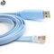 Màu xanh USB đến cáp RJ45 Accesory cần thiết cho Netgear, bộ định tuyến Linksys và thiết bị chuyển mạch